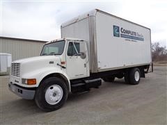 1995 International 4700 4 X 2 Enclosed Box Truck 