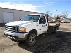 2000 Ford F550 Flatbed Pickup 