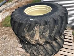 Firestone 30.5L-32 Grain Cart Tires & Rims 