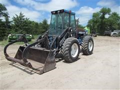 1995 New Holland/Versatile 9030 Bi-Directional 4x4 Tractor W/Ford 7414 Loader W/Grapple 