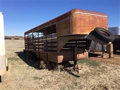 Shop Built Gooseneck Livestock Trailer 