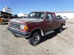 1992 Ford F250 4x4 Extended Cab Pickup 