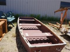 14.5' Wooden Boat 