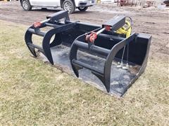 2020 Mid-State Grapple Bucket Skid Steer Attachment 