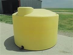 1550 Gal Yellow Poly Tank 