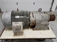 Reliance Electric Motor W/Planetgear Speed Reducer 