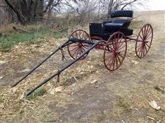 Velie Carriage Company Horse Drawn Buggy 