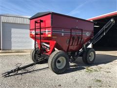 J&M 385-SD Gravity Wagon W/Unloading Auger 