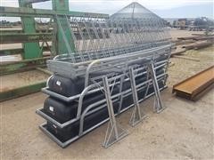 2017 Behlen Mfg 10' Galvanized Feed Bunk 