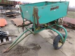 International/Triggs Small Grain End Gate Seeder On Cart With Hopper 