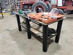 Heavy-Duty Steel Workbench & Tools 