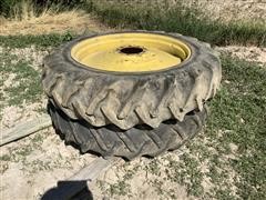 John Deere Rims w/ 13.6-38 Tires 