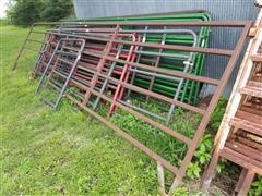 Assorted Fence Panels, Gates & Hinges 