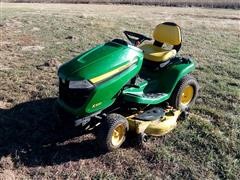 John Deere X320 Lawn Tractor W/48" Belly Mower 