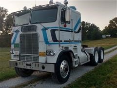 1980 Freightliner FLT86 T/A Cabover Truck Tractor 