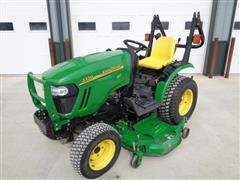 John Deere 2320 HST 4WD Compact Utility Tractor With 62" Mower 