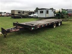1998 Towmaster T-20 T/A Flatbed Equipment Trailer 