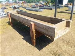 Wooden Feed Bunk 