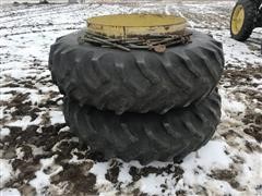 DMI Super-lok 2 18.4-38 Tires On Clamp-On Rims 