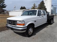 1997 Ford F350 XLT Flatbed Pickup 