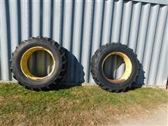Samson/John Deere Agri Trac 18.4-38 Tires & Rims 