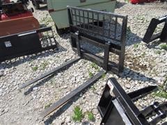 Fork Lift Carriage Skid Steer Attachment 
