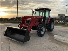 2018 Mahindra 8100 MFWD Tractor W/Loader 