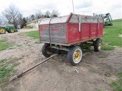 John Deere 953 Running Gear Wood Wagon 