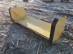 Snow Pusher Skid Steer Attachment 