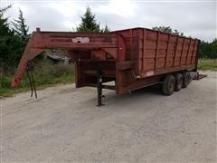 Hillsboro 16' Long Gooseneck Tri/A Dump Trailer 