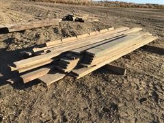 2" & 4” Dimensional Lumber Of Mixed Width And Length 
