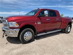 2015 Dodge RAM 3500 Heavy Duty 4-Door Dually 4WD Truck W/Boss Snow Plow 