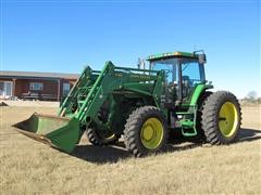 1996 John Deere 8200 MFWD Tractor w/ 840 Loader 