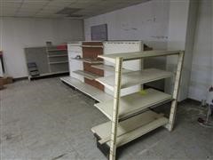 Floor Display Shelving Island Units 