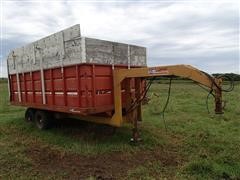 Schuster Box Gooseneck Silage Wagon 