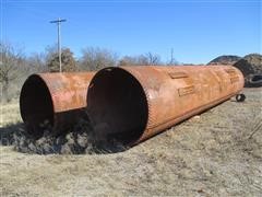 Rail Cars Converted To Drainage Pipes 