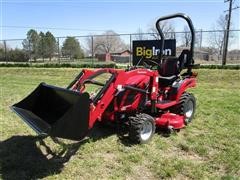 2018 Mahindra EX20S4FHILM EMAX 20S MFWA Compact Utility Tractor W/Loader & Mower 