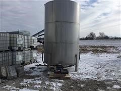 Meridian 5000 Gallon Stainless Steel Fertilizer Tank 