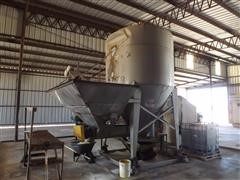 R And R Industries 10 Ton Vertical Blender Dry Fertilizer Blender With Impregnator 