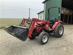 2017 Mahindra 2545 Compact Utility Tractor W/Loader 