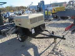 2007 Ingersoll-Rand P90 Air Compressor On Trailer 