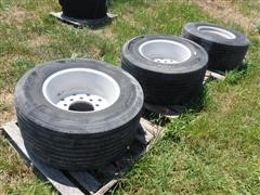 Michelin /Hankook Super Single Tires & Rims 