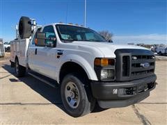 2008 Ford F350 XL Super Duty 4x4 Extended Cab Service Truck 