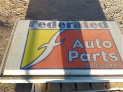 Federate Auto Parts Sign 