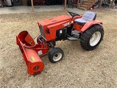 Case Hydriv 448 Garden Tractor W/Snowblower 