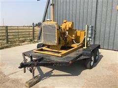 Allis-Chalmers 433T Generator On 2005 Homemade Utility Trailer 