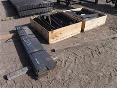 2 Crates & 1 Bundle Of Flat & Angle Iron 
