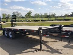 2016 H And H Fd 20 2 Flatbed Trailer 