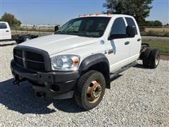 2009 Dodge Ram 5500 Heavy Duty 4x4 Quad Cab And Chassis 