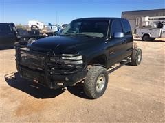 2001 Chevrolet 2500 4x4 Extended Cab Pickup Cab & Chassis 